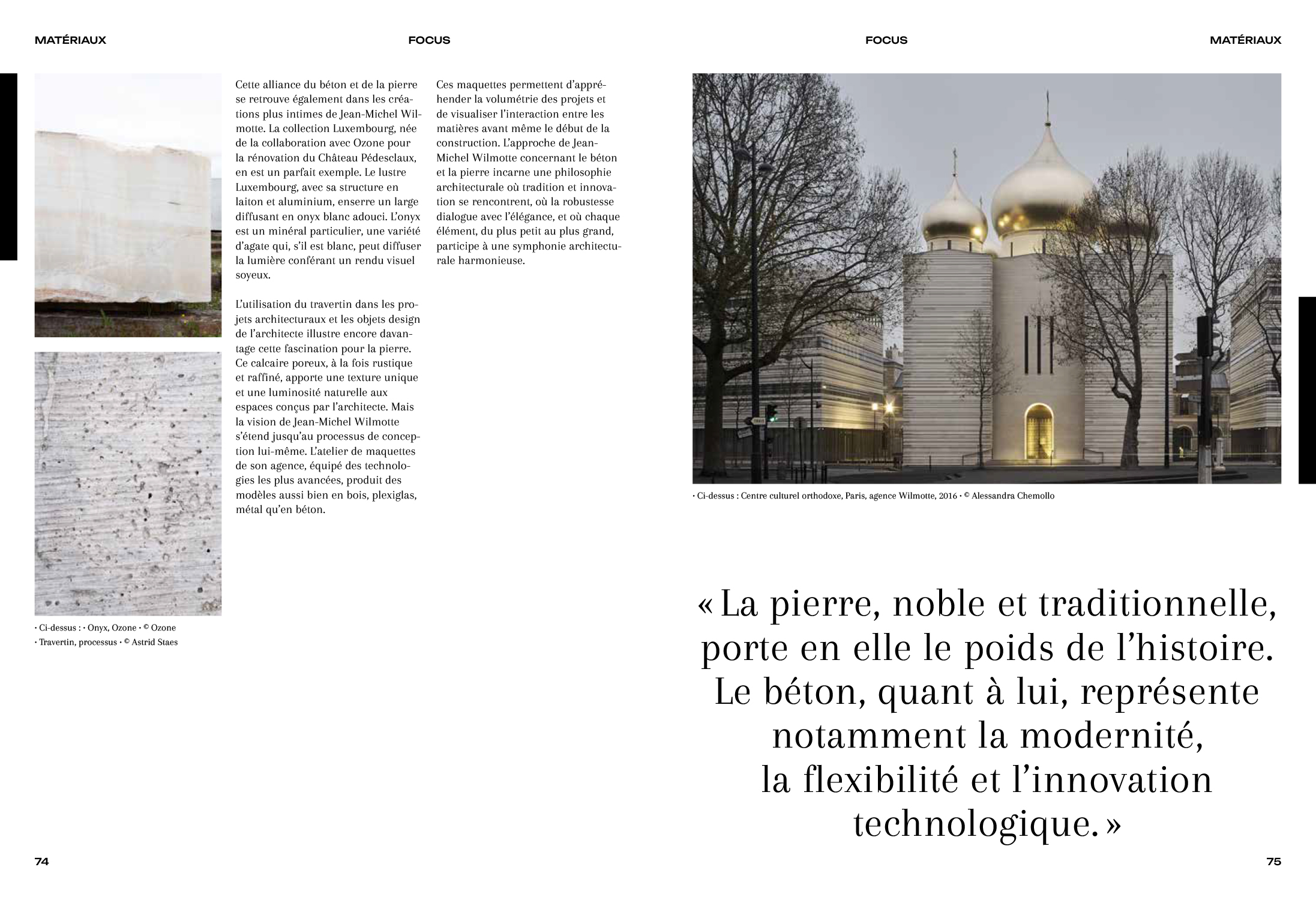 Article on Jean-Michel Wilmotte's Luxembourg collection for Ozone