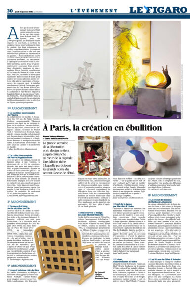 Article on Brasilia collection in Le Figaro magazine
