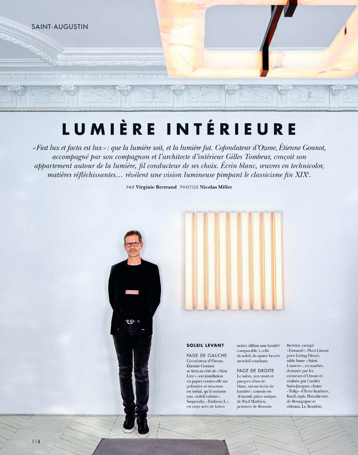 Article on Etienne Gounot, co-founder of Ozone