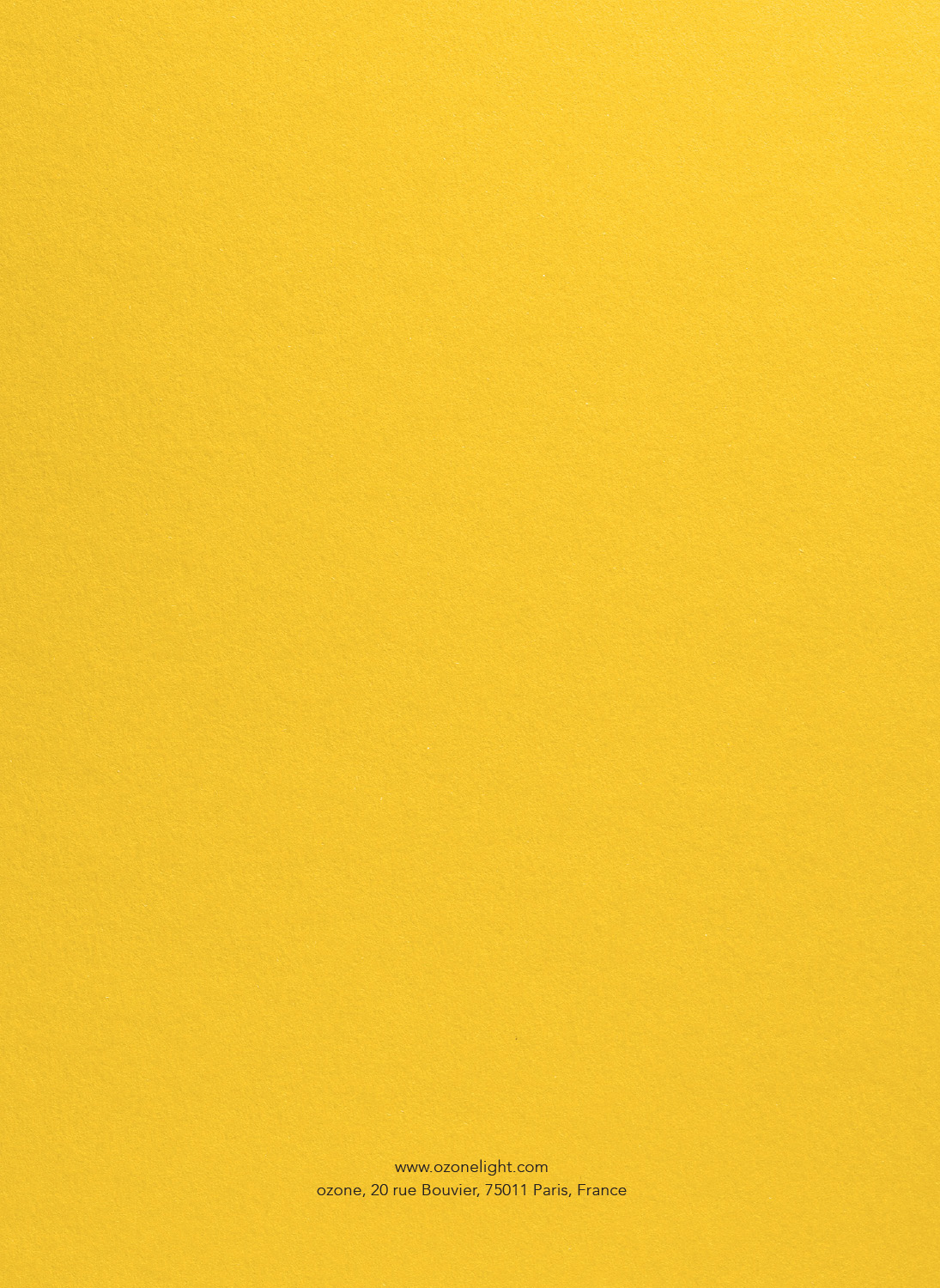 Back cover of the Brasilia collection booklet created by Michel Boyer for Ozone