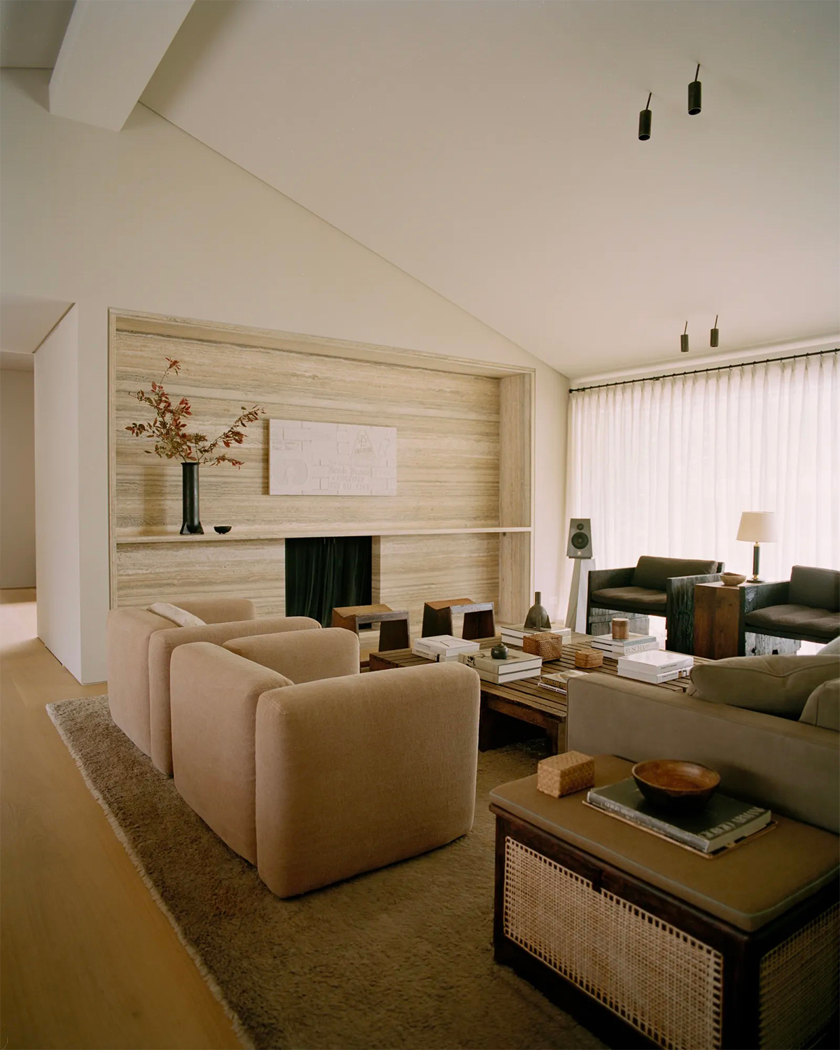 Jerry Lorenzo's home living room in Los Angeles