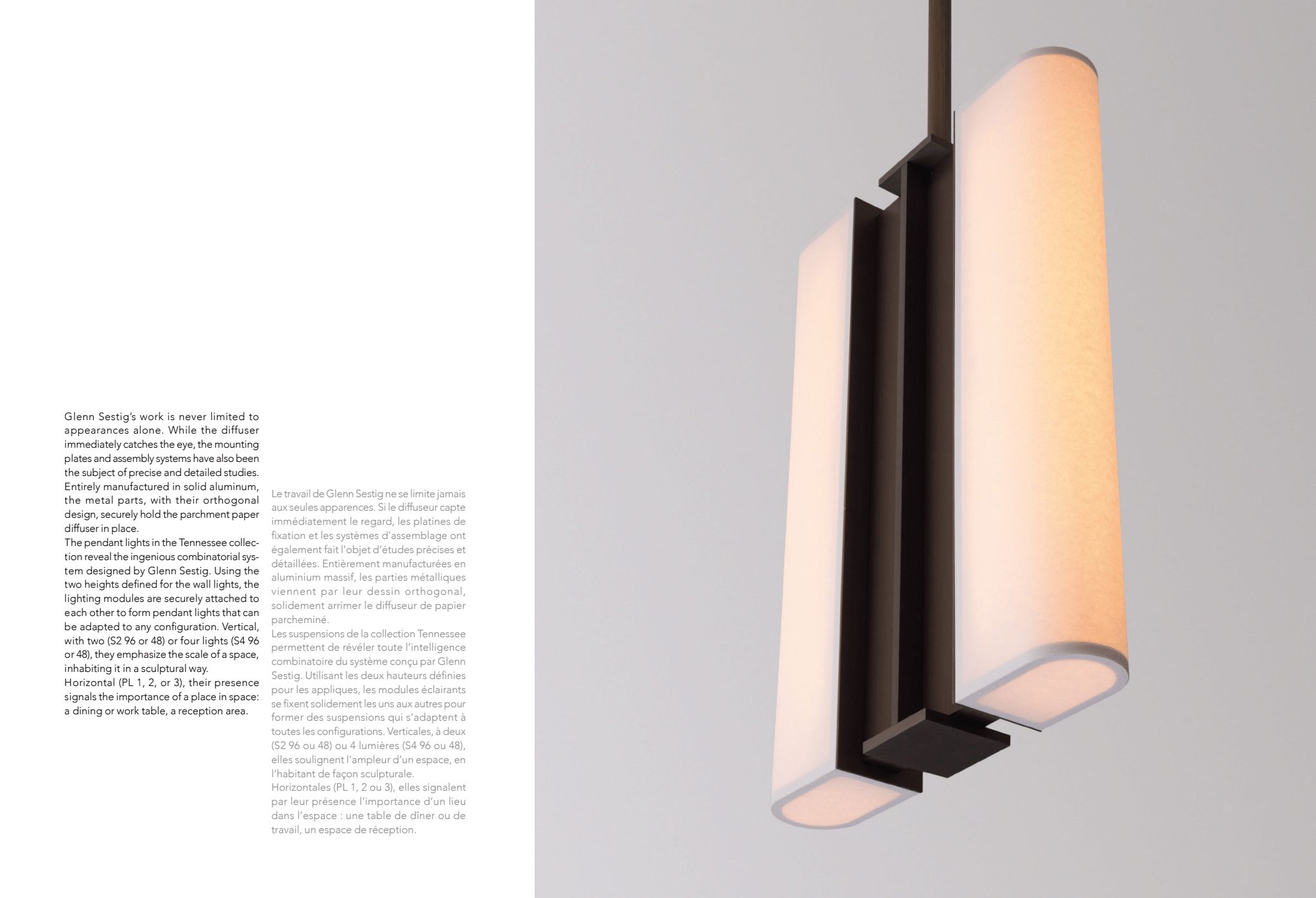 Glenn Sestig's inspirations for his collection in the Tennessee 2026 booklet