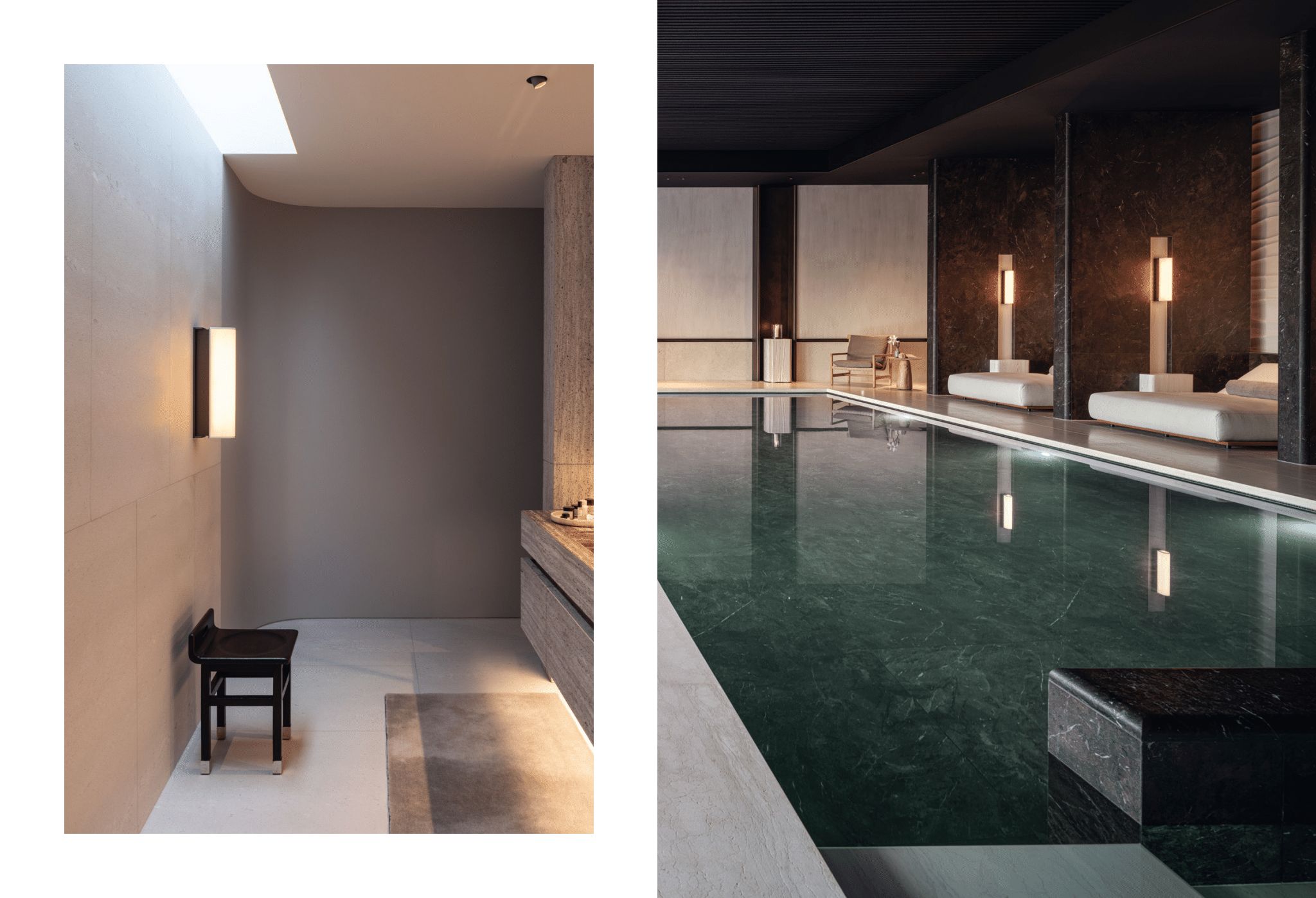 Images of Glenn Sestig's Tennessee wall lights in the Tennessee 2026 booklet